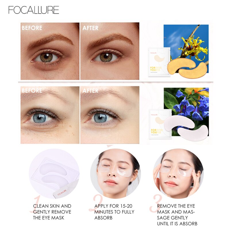 Máscara Hidratante Focallure para os Olhos